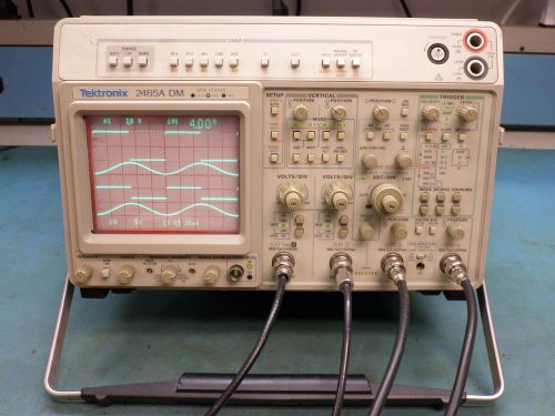 TEKTRONIX 2465A DM  350 MHZ 4 CHANNEL  OSCILLOSCOPE