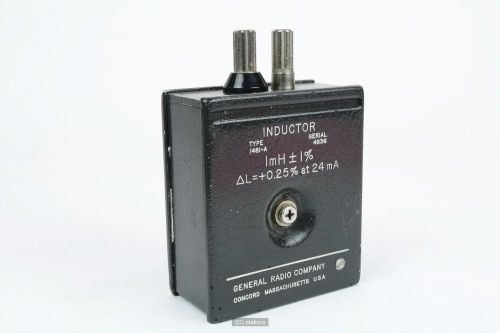 General Radio GR 1481-A Precision Standard Inductor  1 mH +-1%