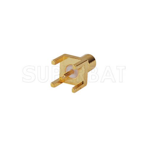 10pcs rf connector smb female jack straight solder wiht thru hole pcb mount for sale