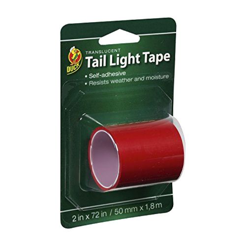 Duck Brand 896026 Automotive Tail Light Tape, 2-Inch by 6-Feet Single Roll, Red
