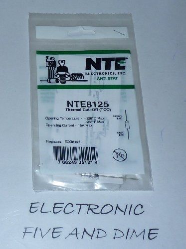 NTE Electronics NTE 8125 Thermal Cut-Off 128C/263F
