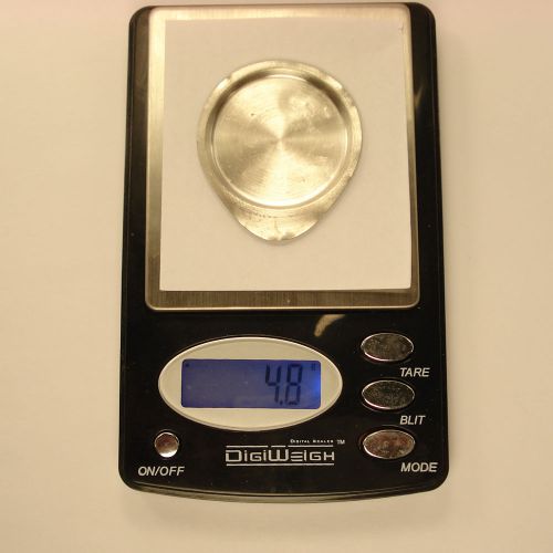 KPL Platinum Crucible lid for GCL25 , Diameter 36 mm, 4.8 grams