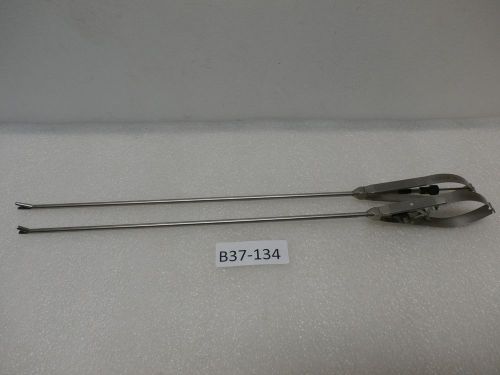 2-CABOT Medical Macro TC Needle Holder 5mmx34cm Jaws Straight Tip W, Ratchet