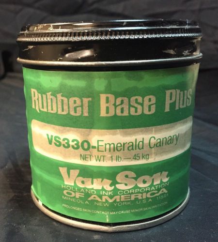 1 lb - Van Son - Rubber Based - VS330 - Emerald Canary Ink