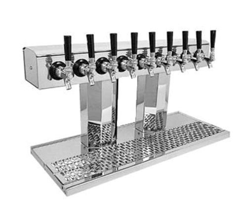 Glastender BT-12-MF Bridge Tee Draft Beer Tower air-cooled (12) faucets