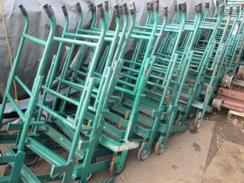 2 GREENLEE 916 CABLE REEL TRANSPORTER