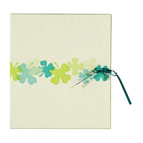 DesignPhil Midori 33114006 Folio ribbon clover pattern green color colored paper