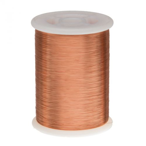 37 AWG Gauge Enameled Copper Magnet Wire 1.0 lbs 15798&#039; Length 0.0049&#034; 155C Nat