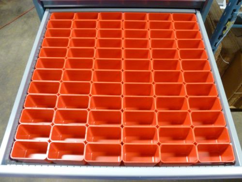 72 2&#034;x4&#034;x3&#034; deep plastic boxes-lista vidmar waterloo toolbox organizer box cups for sale