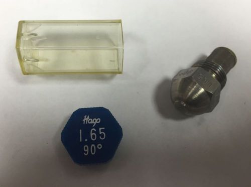 HAGO 1.65 GPH 90 DEGREE SS SEMI SOLID NOZZLE (16590SS, 030G2388)