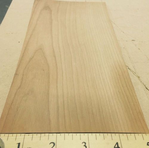 Cherry wood veneer 5&#034; x 10&#034; on paper backer &#034;A&#034; grade quality 1/40th&#034; thickness