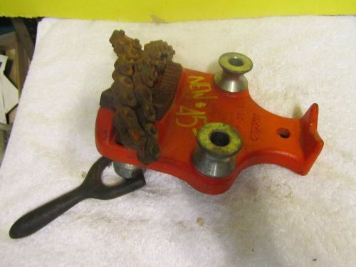 RIDGID BC-4A BENCH CHAIN PIPE VISE BENDING CAPACITY 1&#034; STANDARD PIPE
