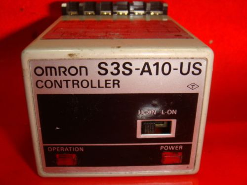 USED Omron S3S-A10-US Sensor Controller S3SA10US 12 Pin Relay With Base, USED