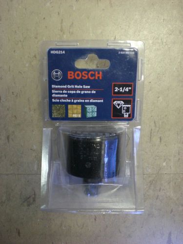 Bosch HDG214 2-1/4&#034;inch Diamond Grit Hole Saw NIB LOOK!!!!
