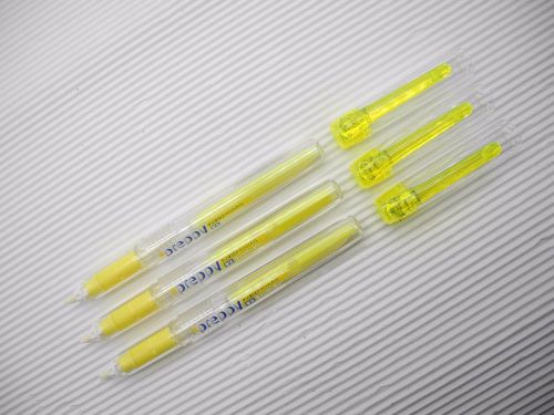 Yellow x 5pcs PLATINUM CSCQ-150 #30 Highlighters(Japan)
