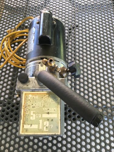 Gently used jb dv-142n 5cfm 1/2hp vacuum pump very nice working condition for sale