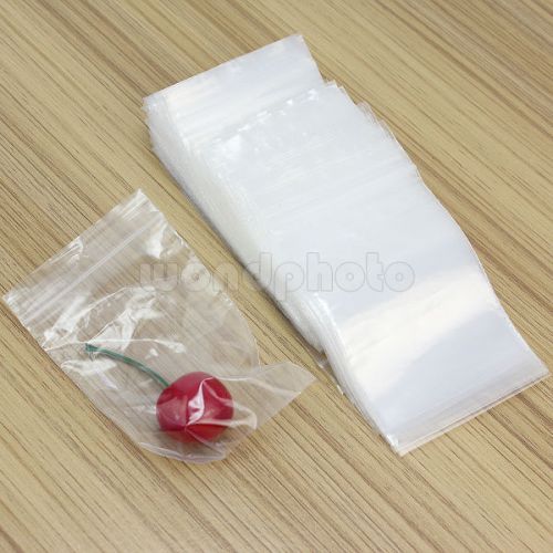 100x Plastic Zipped Lock Ziplock Reclosable Bags Jewelry Gift Packaging 6x9cm