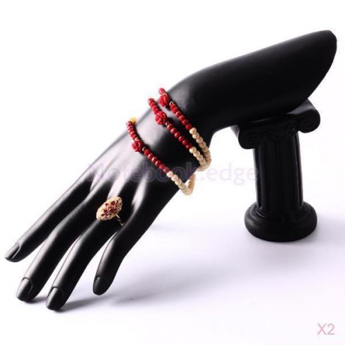 2x Mannequin Hand Display Ring Bracelet Jewelry Gift Stand Holder Showcase Rack