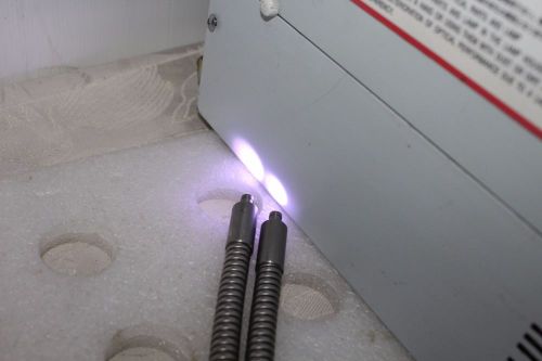 Ushio SP-7 SP7-250DB Spot Cure UV Lamp &amp; SF-102NQ-X Quartz Optical Fiber Tested