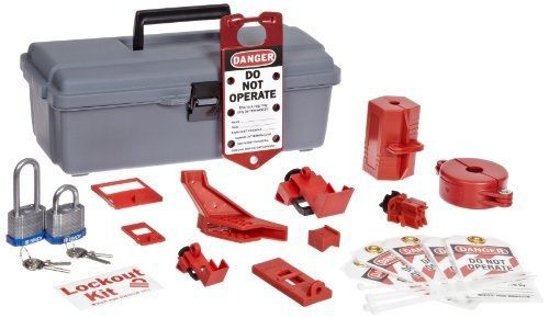 Brady 65289 lockout tool box w/components (1 kit) for sale