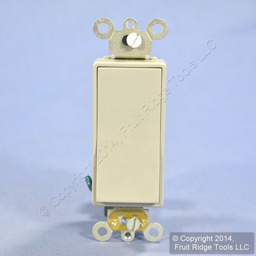 Leviton scratched gray commercial decora rocker light switch 15a bulk 5691-2gy for sale