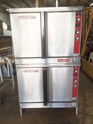 Used blodgett mark v-111 double electric oven for sale
