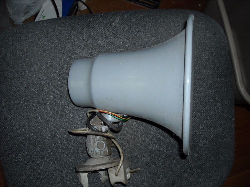 horn paging speaker by Atlas Sound, model KS-16846 L2 7-1/2&#034; dia 7-1/2&#034; long