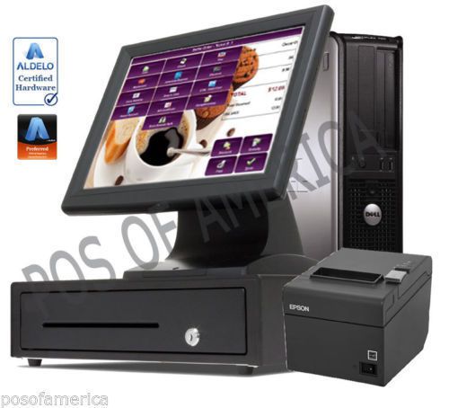 ALDELO PRO COFFEE SHOP RESTAURANT COMPLETE VALUE POS SYSTEM NEW