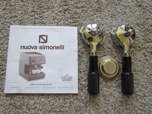 Nuova Simonelli Portafilter Bundle Single &amp; Double Spout Very Nice