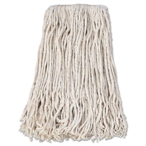 Banded cotton mop head, #24, white, 12/carton for sale