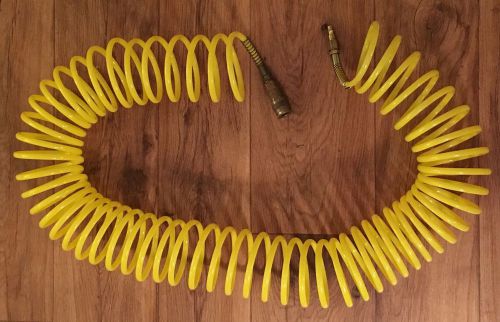 Speedaire 1vej3 coiled air hose, 3/8 in id x 25 ft, nylon for sale