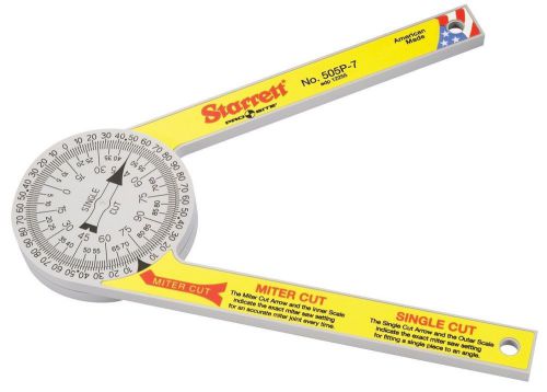 Starrett 505p-7 miter saw protractor 7 inch 1 for sale