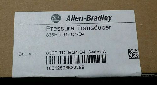 ALLEN BRADLEY 836E-TD1EQ4-D4 Pressure Transducer