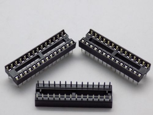 10x 28 Pins Narrow IC Sockets Adapter Solder Type DIP-28