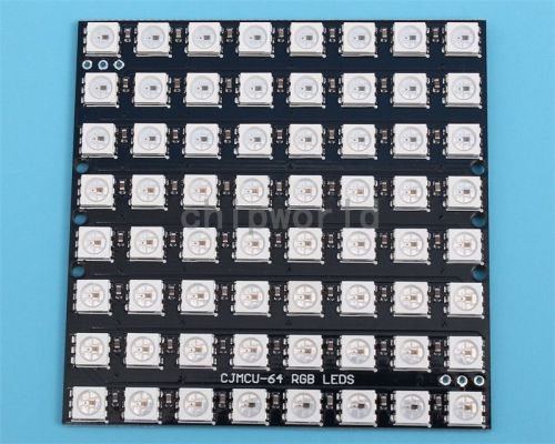 8x8 64 LED Matrix WS2812 LED 5050 RGB for Arduino