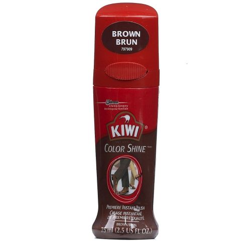 KIWI Color Shine Premiere Instant Polish, Brown 2.5 oz (Pack of 9)