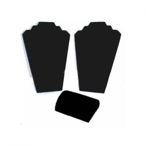 Jewelry Black Velvet DISPLAY NECKLACE + BRACELET DISPLAYS Set Neckboard  NEW