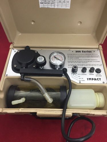 Impact 308m portable suction apparatus pump oropharyngeal fair condition for sale