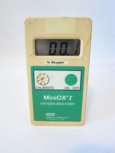 Msa miniox i percent oxygen o2 analyzer 473030 very yellow for sale