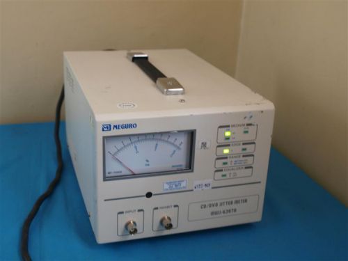 Meguro mwj-6397a cd/dvd jitter meter for sale