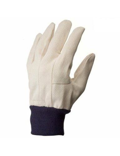 G &amp; f 7407l-12 men&#039;s glove cotton canvas, sold by dozen, large, white for sale
