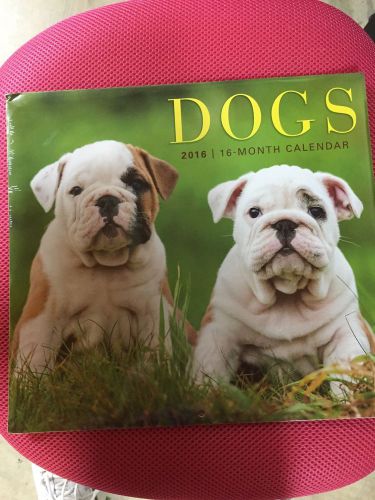 Large Dog Calendar 2016