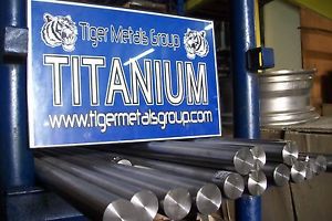 Grade 5 6al-4v titanium round bar (.683&#034; diameter x 45&#034; length) #337jm for sale