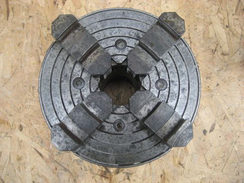 8 inch, 4 jaw lathe chuck # 564  union  mfg- co. new britain conn usa for sale