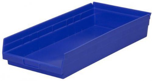 Akro-mils #30178 blue shelf parts bins --- case of 32 --- 17-7/8&#034; x 11-1/8&#034; x 4&#034; for sale