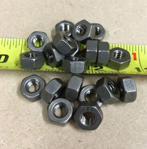 1/4-20 Titanium Hex Nuts, Grade 2 (pack of 20)