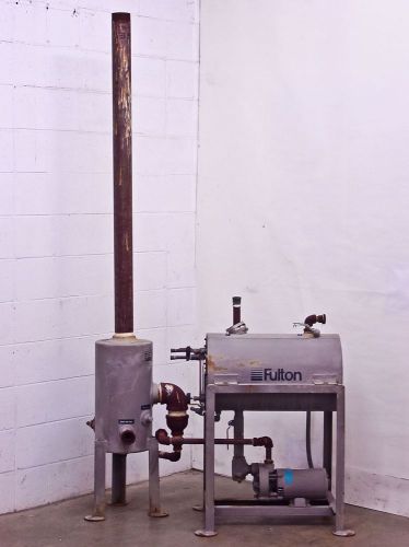 Fulton horizontal condensate boiler return system with blow-off separator ht 8 for sale