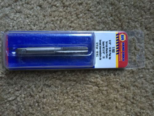 Machinist new napa taps &amp; dies made in usa 5/8&#034;x18 bottom tap t-433 for sale