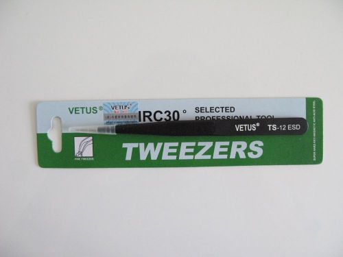 VETUS TS-12 ESD Original Genuine High Quality Anti-static Switzerland Tweezers