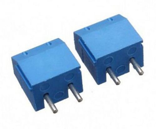 Great 10pcs KF301-2P 5.08mm Terminal Blue Screw Terminal Connector 2P CA FM